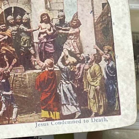 12‎ Antique Vintage StereoView Photo Card 7"x3.5" Rome Jesus Boston Sweden - Picture 4 of 12